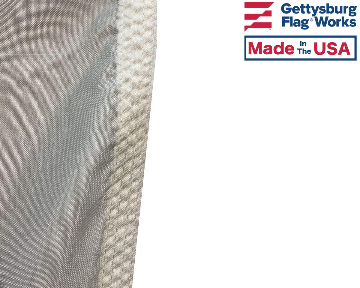 Gettysburg Flag Works flag with brass grommets and canvas header for secure mounting