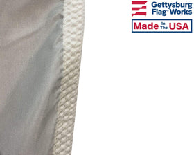 Gettysburg Flag Works flag with brass grommets and canvas header for secure mounting
