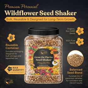 GevaGrow 1lb tub with diverse 19 varieties supports biodiversity