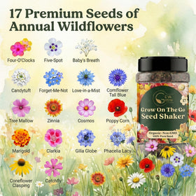 GevaGrow annual wildflower mix image highlights quick-season color in your garden.
