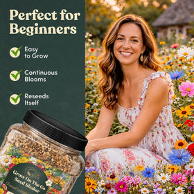 GevaGrow outdoor garden installation with these seeds adds color