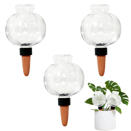 GEWOSI 3 pack self watering globes top fill use for travel friendly plant care