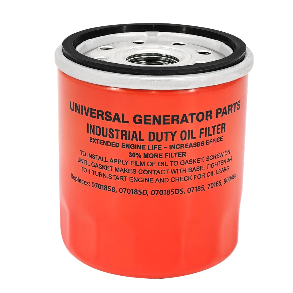 Gewxgzo 75mm oil filter front view for generator maintenance readiness
