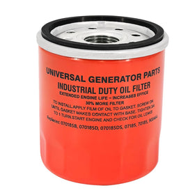 Gewxgzo 75mm oil filter front view for generator maintenance readiness