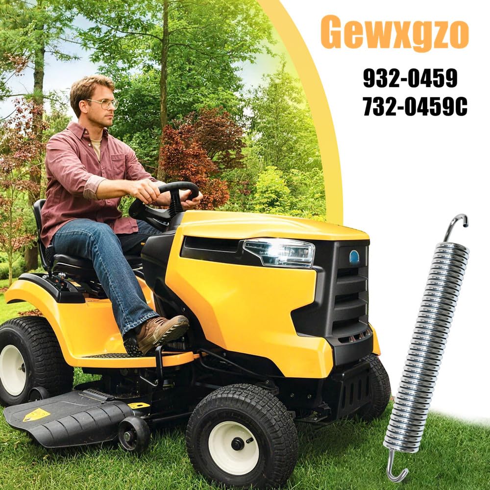 Gewxgzo extension spring closeup 932-0459 highlights coil detail for precise fit.