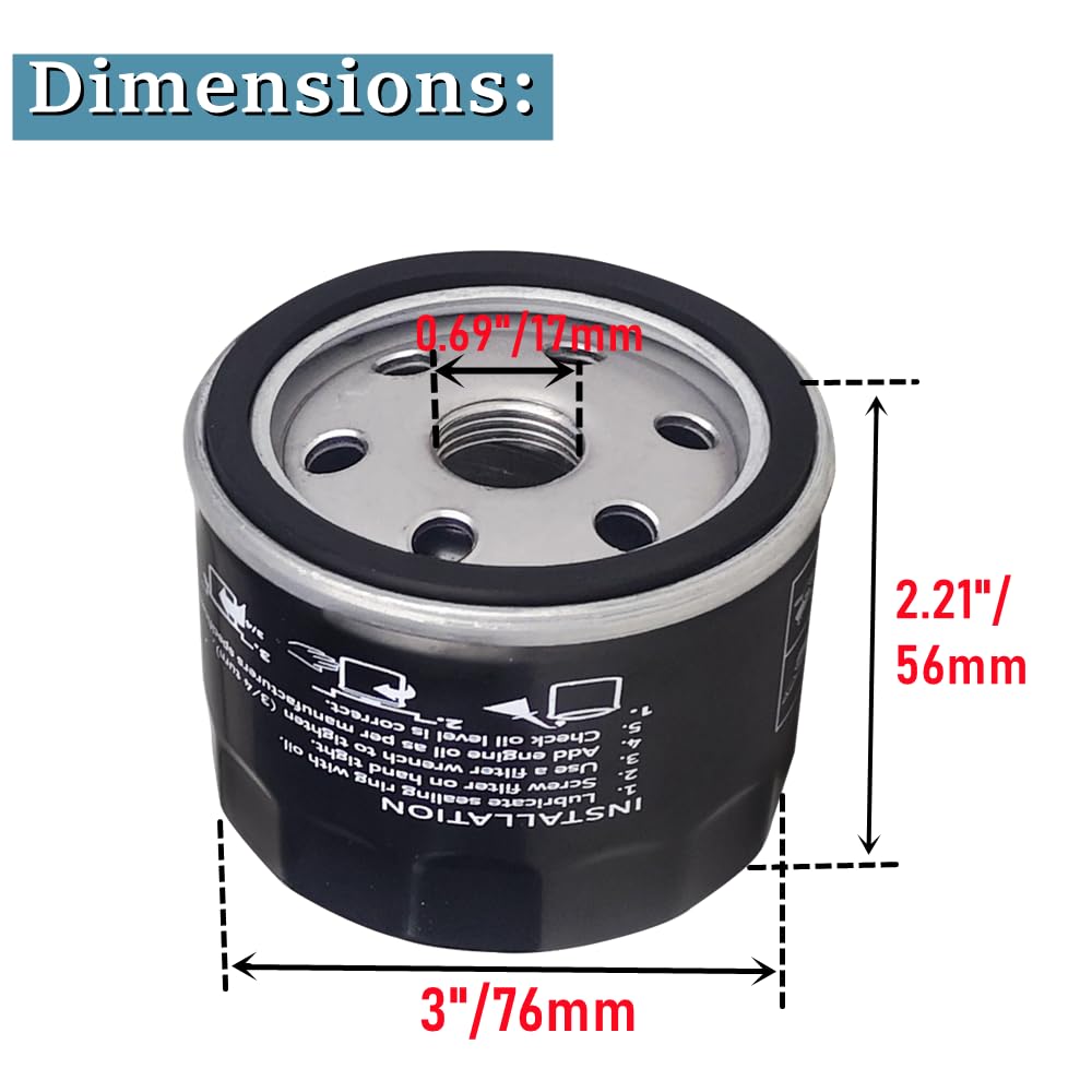 Gewxgzo two pack provides value for routine maintenance and spares.