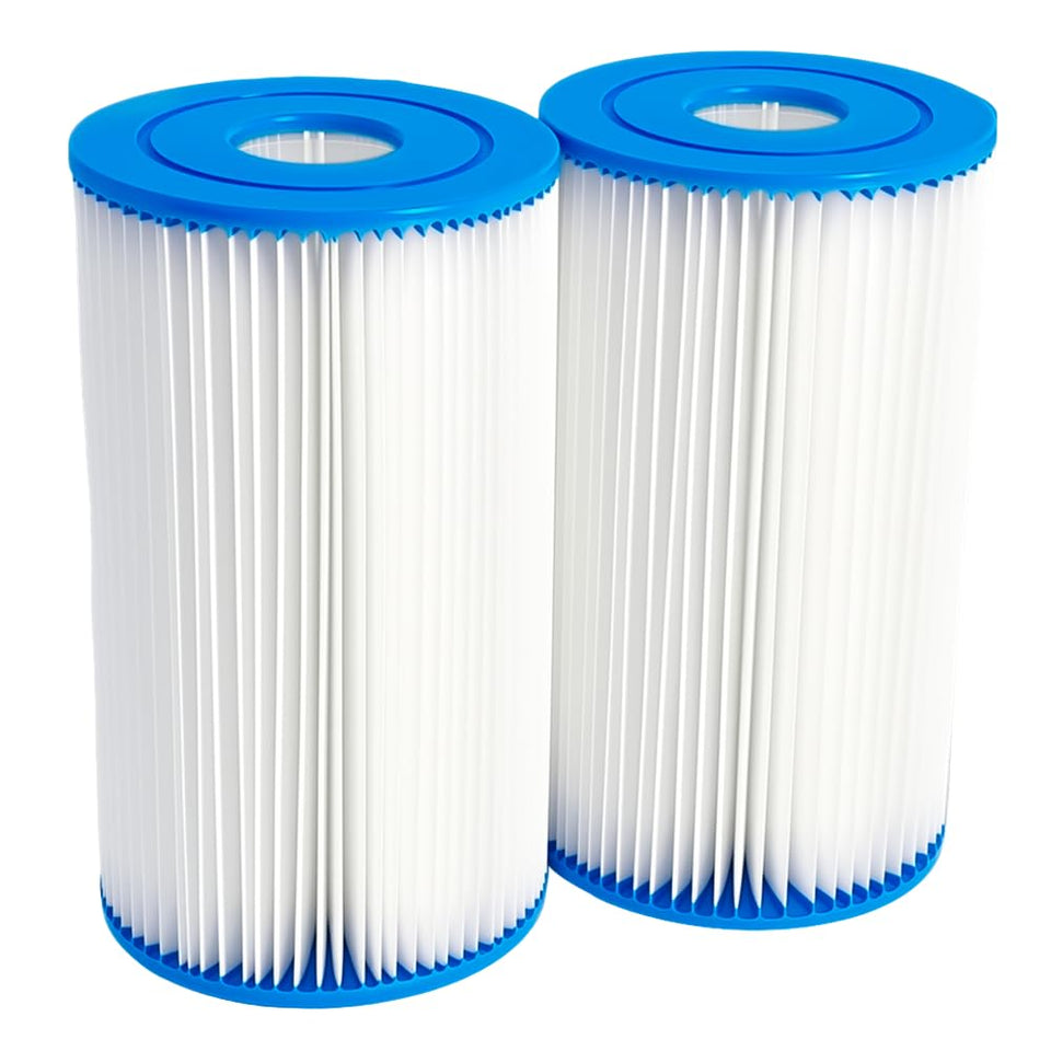Gewxgzo Type B cartridge, side view, ensures clear pool water with compatible In-tex pumps
