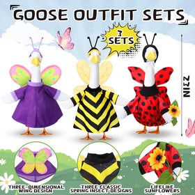 Geyoga ladybug-design goose outfit brings playful red accents to landscapes
