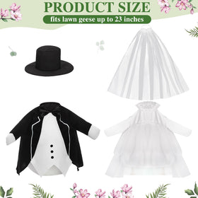 Geyoga bride dress transforms a yard goose into a romantic wedding accent.