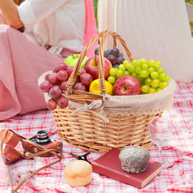 Geytetqi wicker basket doubles as stylish storage or décor.