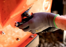 G & F Gloves nylon shell with knit wrist keeps debris out