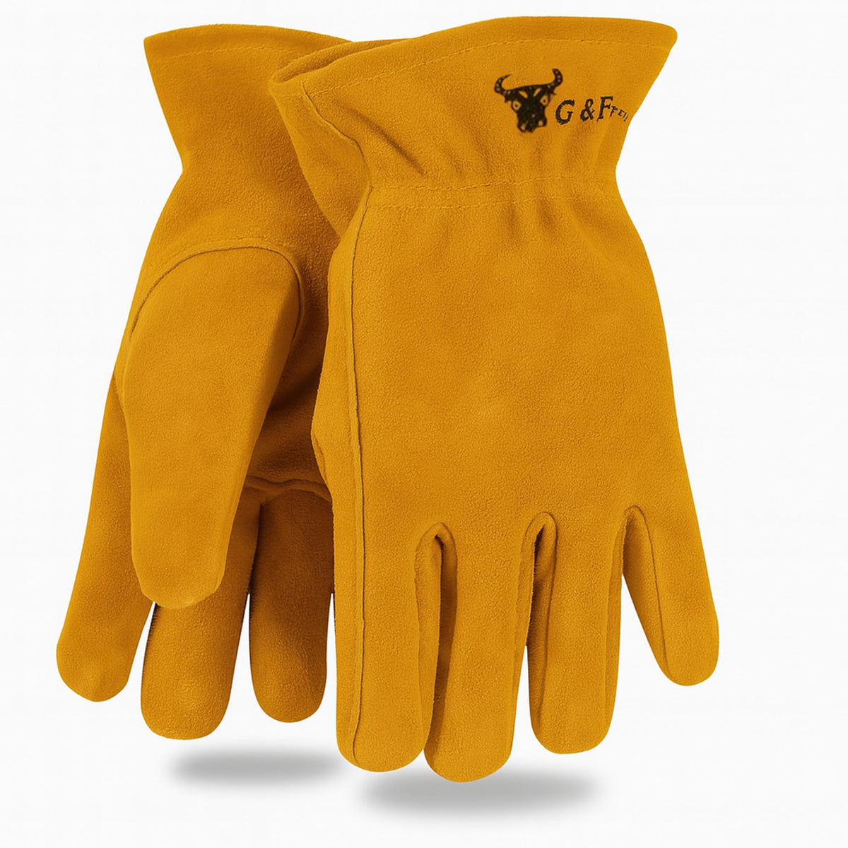 JustForKids grey palm-grip glove close-up for secure tool handling