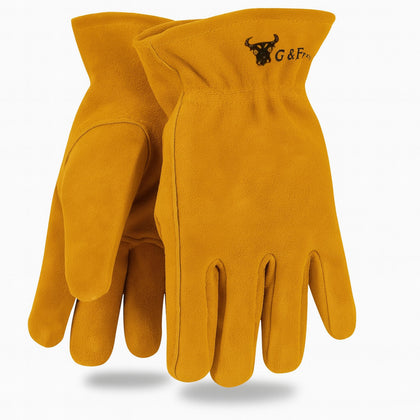JustForKids grey palm-grip glove close-up for secure tool handling