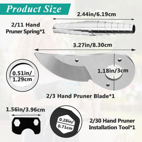 Gfdoso adjustment key 2/30 enables quick blade and spring changes.