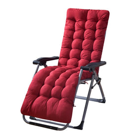 Gfgift patio chaise lounger cushion in red adds outdoor comfort and style