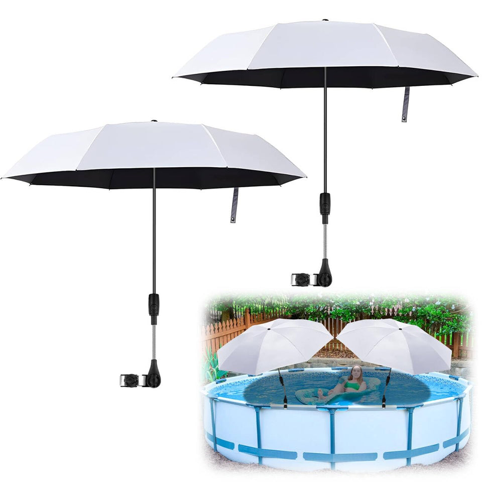 GFYYBKJ 2-pack pool shade umbrella 40-inch for sun protection by the pool.