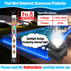 GFYYBKJ automatic swinging deterrent protects garden with lifelike motion.