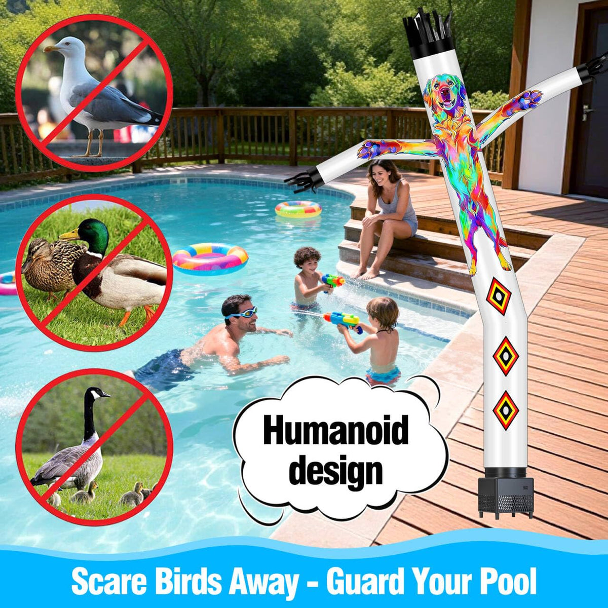 GFYYBKJ backyard poolside deterrent shields water features from birds.
