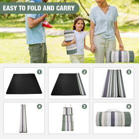 G GOOD GAIN picnic blanket versatile for park beach camping or concerts
