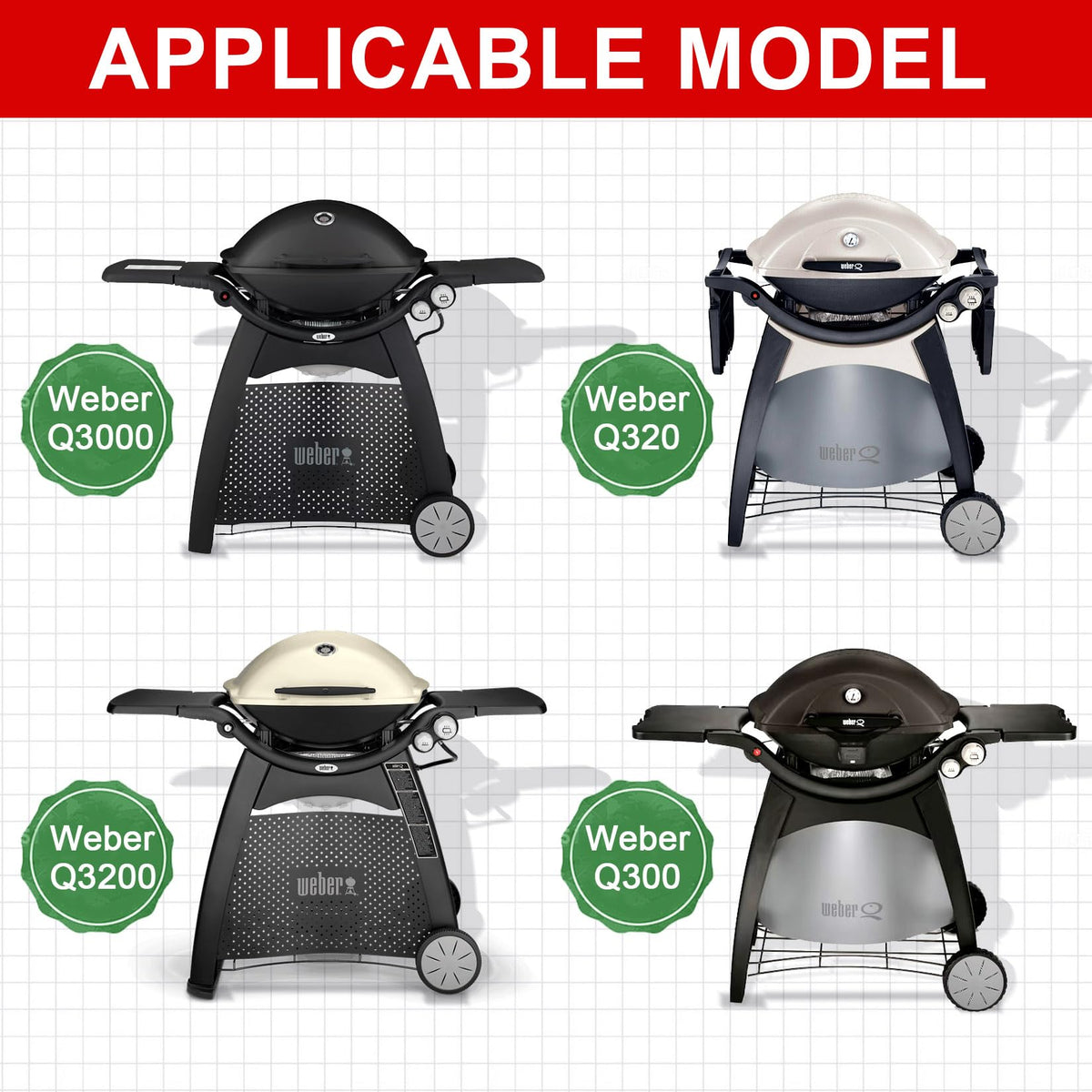 GGC 7646-7584 Weber Q300-series fit provides reliable replacement parts.