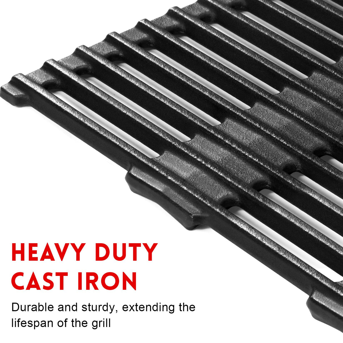 GGC 7646-7584 Weber Q3200 heat-sear performance demonstrated on cast iron.