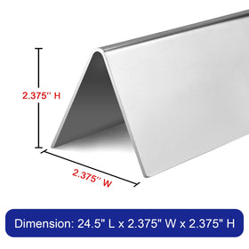 GGC flavorizer bars for Weber, side-panel fit, durable stainless steel ensures long-lasting protection