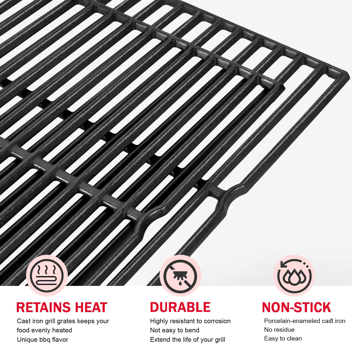 GGC 15x11-1/4 inch grate piece per piece dimension.
