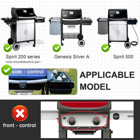 GGC replacement cast-iron grate for Weber Genesis Silver A, durable build for longevity.