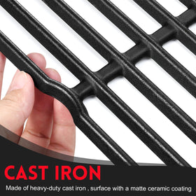 GGC cast iron grate set for Spirit 500, even heat distribution.