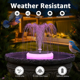 GGII two-pack fountain setup for multiple outdoor placements