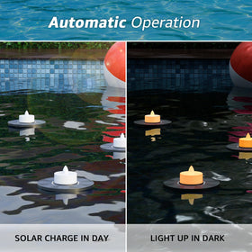 GGNOO candle-like glow creates cozy ambience indoors or outdoors
