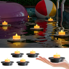 GGNOO solar floating lights on water provide a gentle glow for ponds