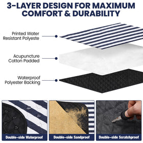 G GOOD GAIN extra padding delivers soft comfort on uneven ground