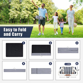 G GOOD GAIN machine-washable fabric simplifies cleanup after outdoor use
