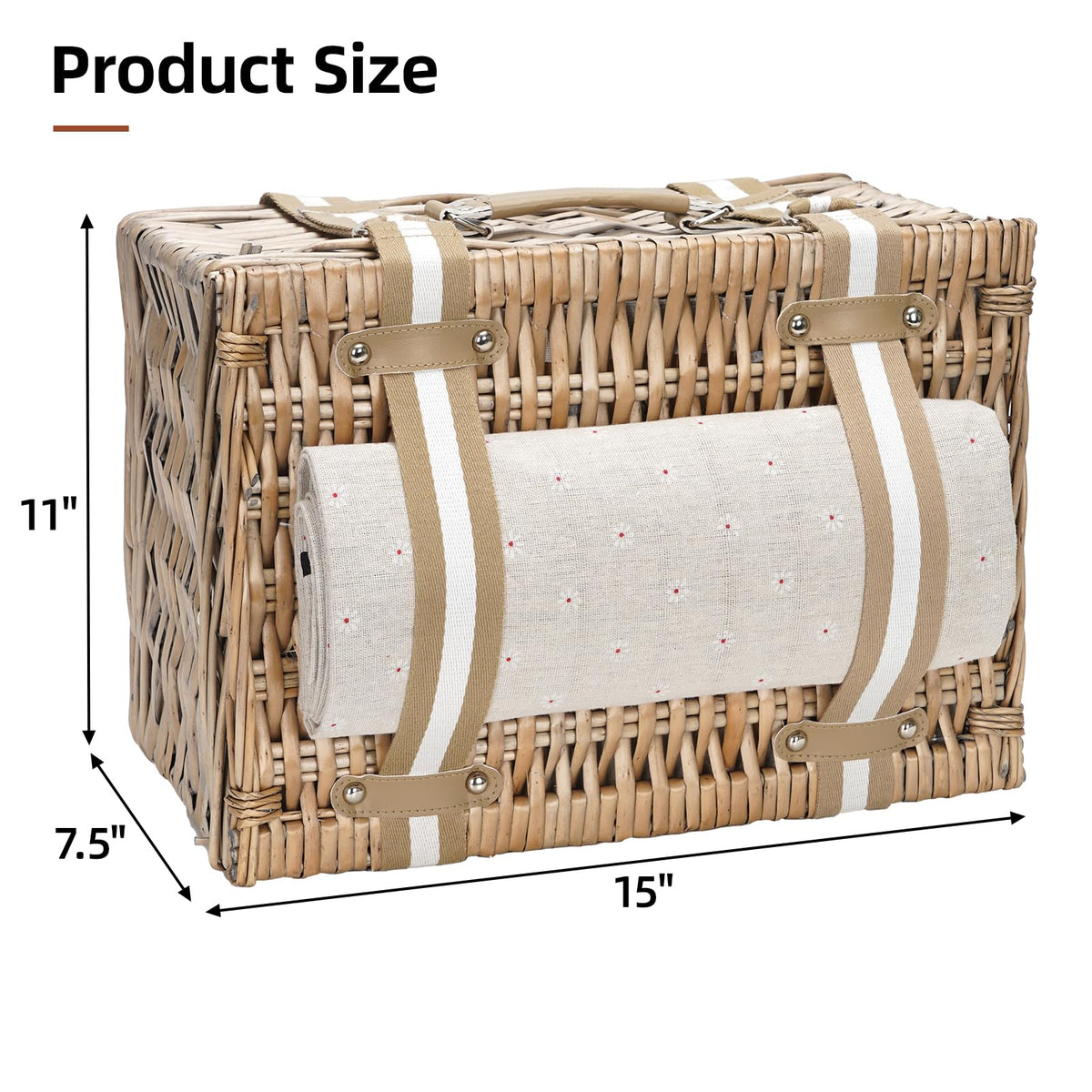G GOOD GAIN two 7-inch plates for easy outdoor dining.