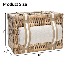 G GOOD GAIN two 7-inch plates for easy outdoor dining.