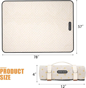G GOOD GAIN lightweight blanket designed for effortless portability.