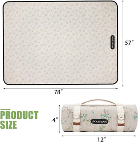 G GOOD GAIN machine washable fabric for simple outdoor cleanup.