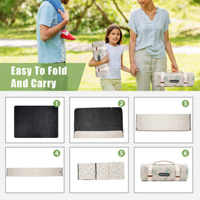 G GOOD GAIN versatile outdoor mat for beach, park, camping.
