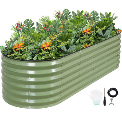 G GOOD GAIN raised garden bed front view for a versatile outdoor growing space