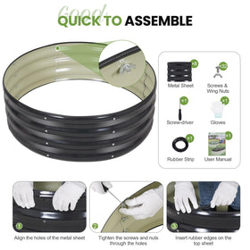 G GOOD GAIN assembly with wing nuts demonstrates quick, tool-free setup.