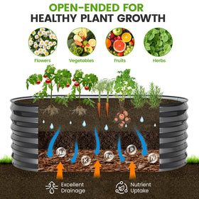 G GOOD GAIN seventeen-inch tall planting bed supports deep-root crops