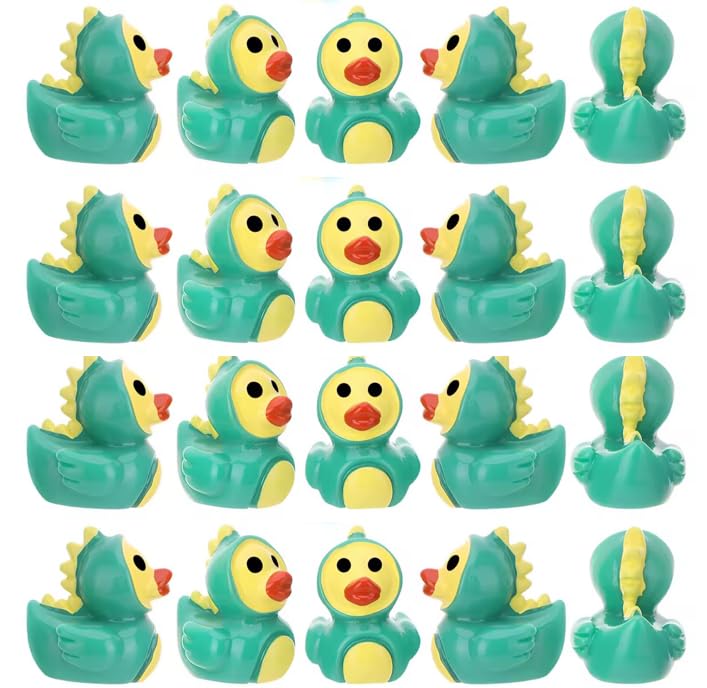 GGSTDDUP dinosaur duck cake toppers for desserts and party setups