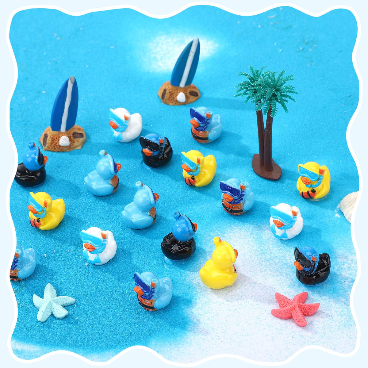 GGSTDDUP mini ducks provide safe, smooth surfaces for hands-on play and décor