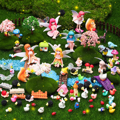 GGSTDDUP fairy elf figurines for enchanting garden scenes