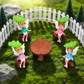 GGSTDDUP fairy garden decor brightens outdoor pots and tabletops.