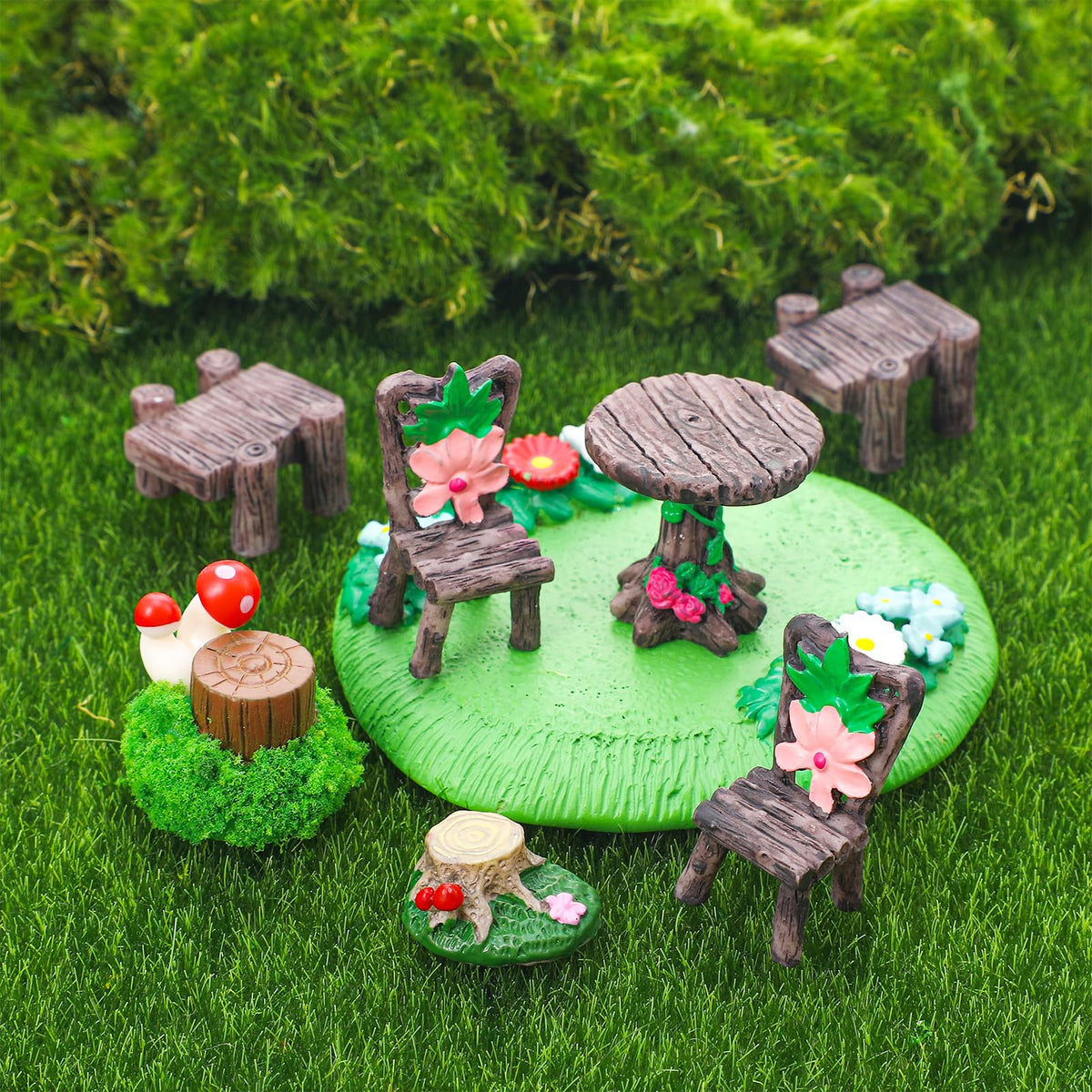 GGSTDDUP fairy garden figurines collection for whimsical landscape details