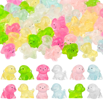 GGSTDDUP luminous mini dogs 60pcs glow at night for playful decor