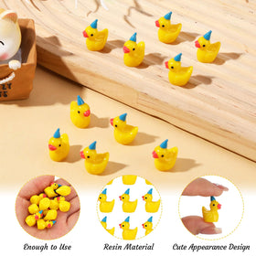 GGSTDDUP mini ducks as dollhouse decor accents for tiny scenes