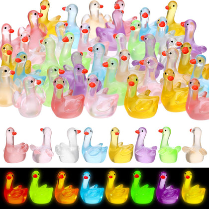 GGSTDDUP mini goose figurines for creative desk decor and crafts.